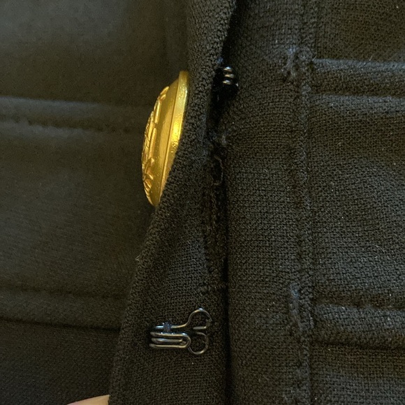 ALC Ivy Dress in black ponte knit - New with Tags & extra button packet - Size 6 - Picture 3 of 7